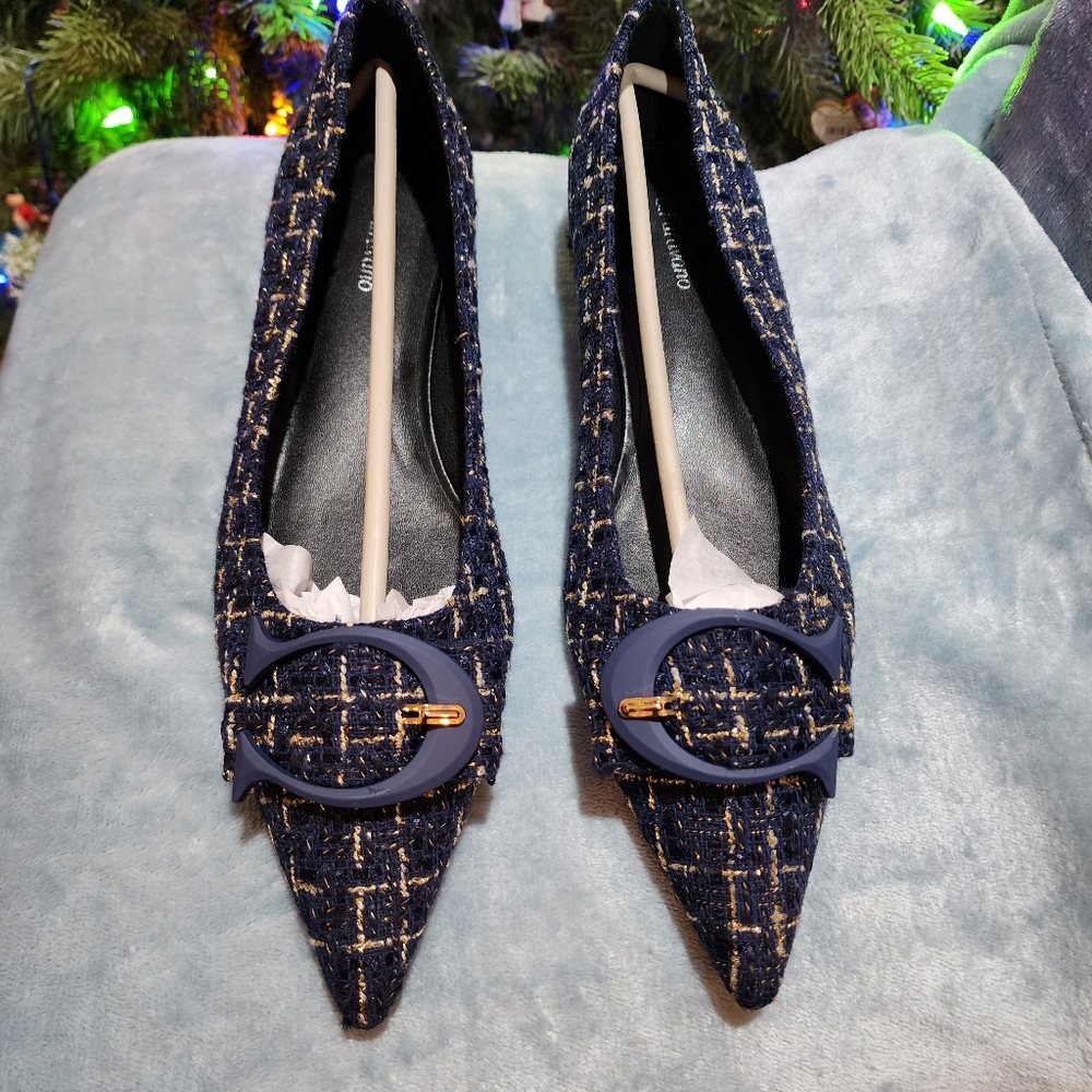 C.Paravano Kitten heel sz 11 1/2